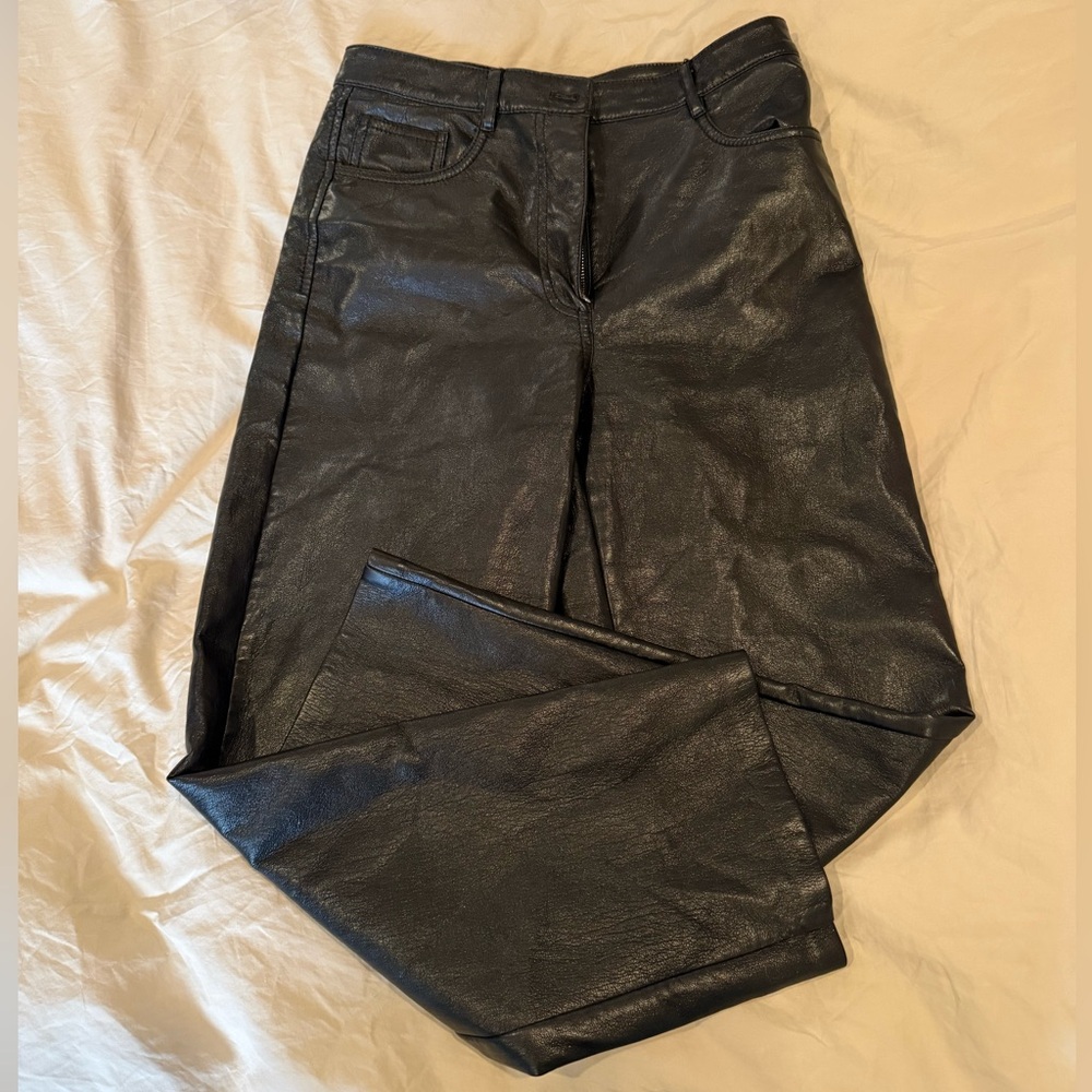 Aritzia Wilfred Faux Leather Pants
